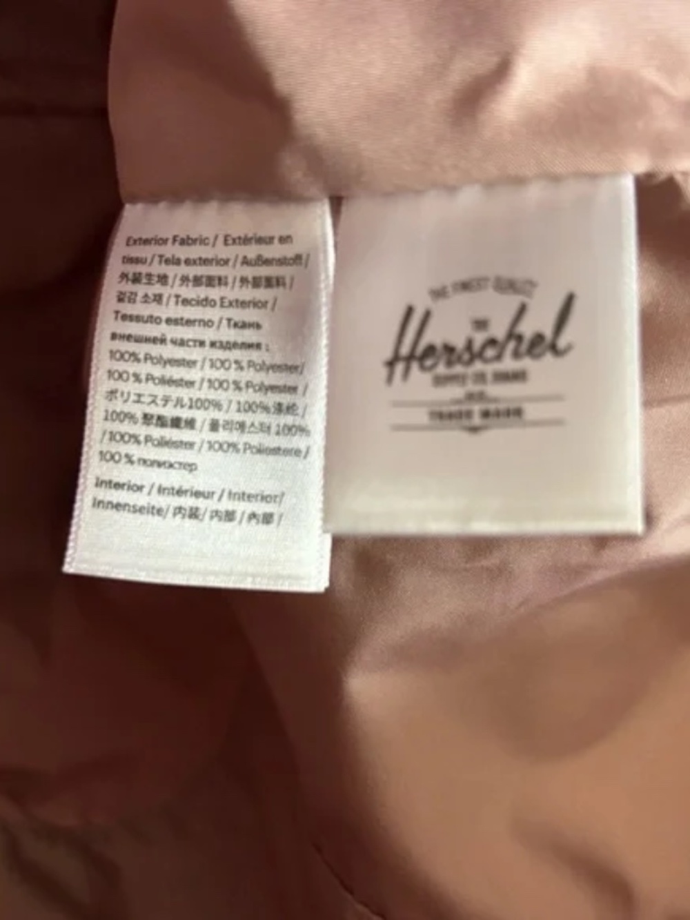 Herschel Supply Co. Tote Bag in Ash Rose - Picture 6 of 13